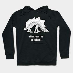 🦖 Fossil Skeleton of a Stegosaurus ungulatus Dinosaur Hoodie